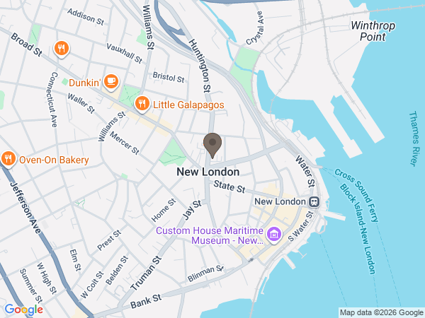 Map showing location of Byles Memorial Home