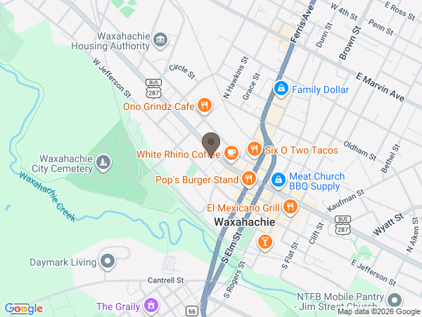 Map showing location of Boze-Mitchell Mckibbin Funeral Home