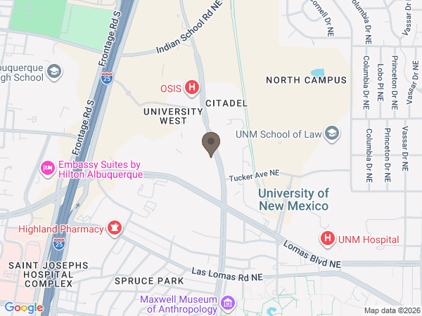 Map showing location of French Funerals & Cremations: University