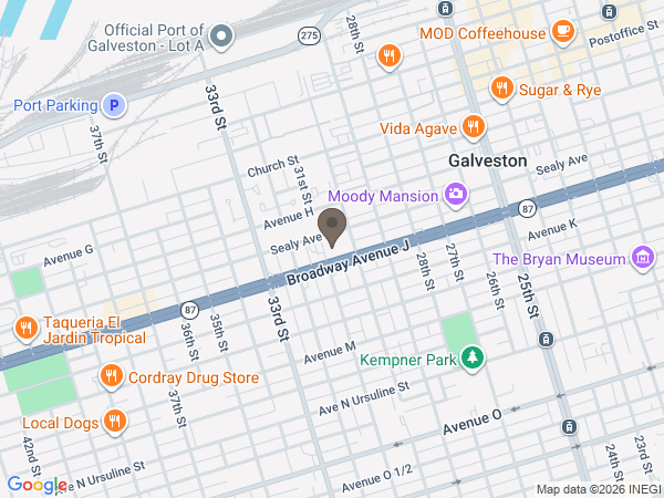 Map showing location of Malloy & Son Funeral Home