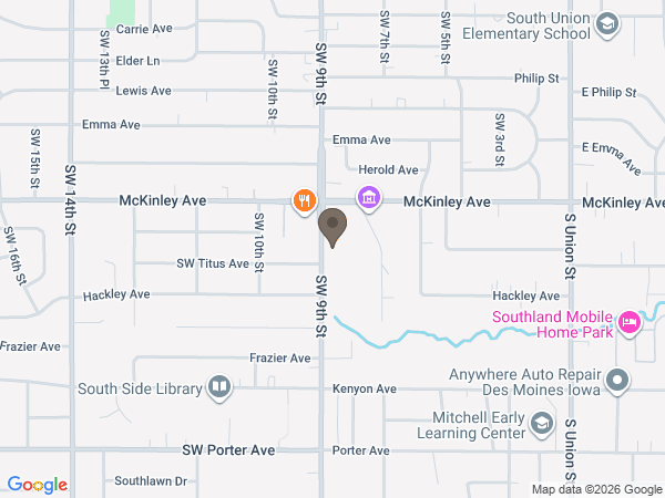 Map showing location of Simplify Iowa