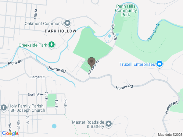 Map showing location of Natural Funeral Company