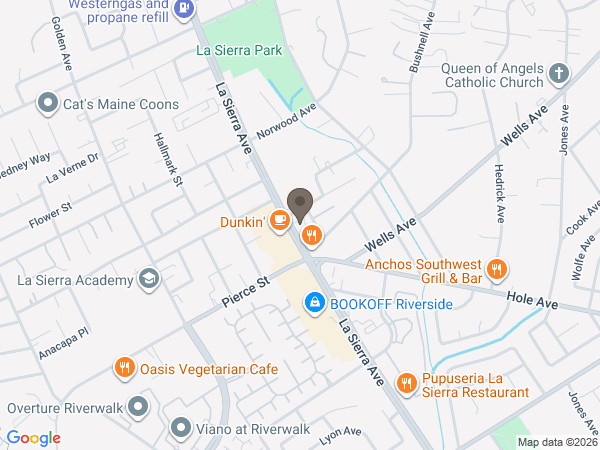 Map showing location of Thomas Miller Mortuary: Sierra Memorial Chapel