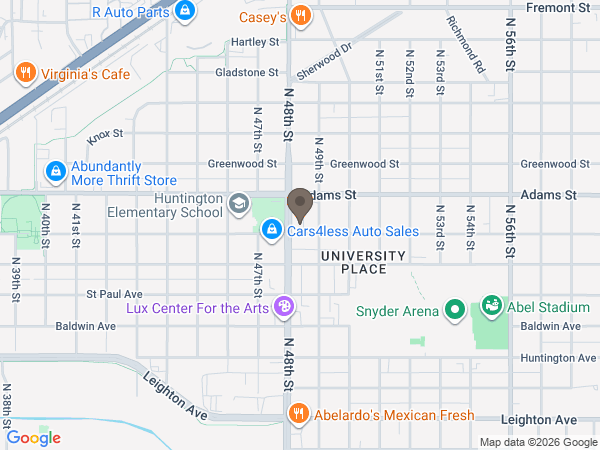 Map showing location of Aspen Cremation Service