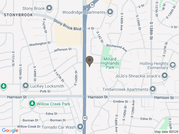 Map showing location of Braman Funeral Home