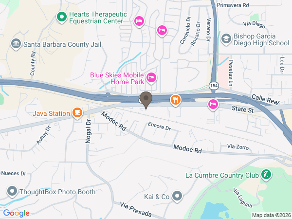 Map showing location of Simply Remembered