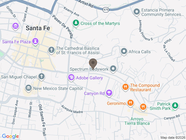 Map showing location of Free Spirit Companion Cremation
