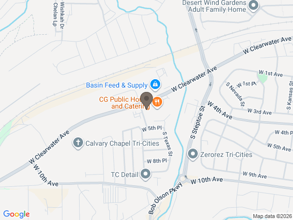 Map showing location of Hillcrest Funerals and Cremation