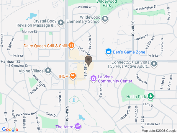 Map showing location of Bethany Funeral Home & Cremation Services