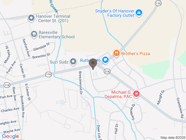 Map showing location of Companions At Peace