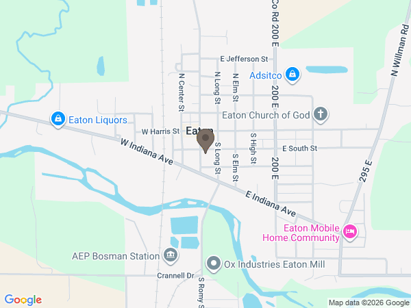 Map showing location of Pitman Richman Funeral Home