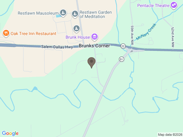 Map showing location of Restlawn Memory Gardens & Funeral Home