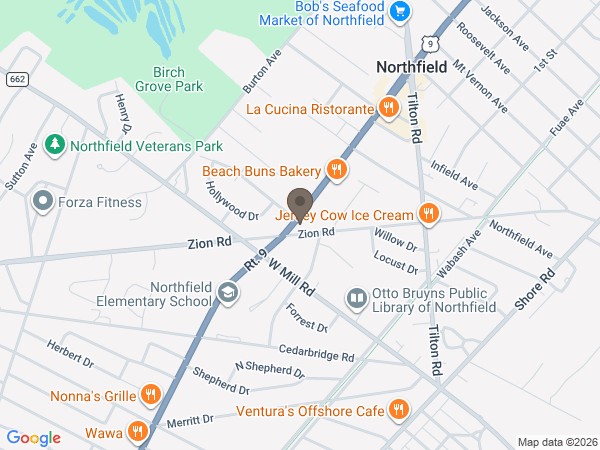 Map showing location of ADAMS-PERFECT FUNERAL HOMES