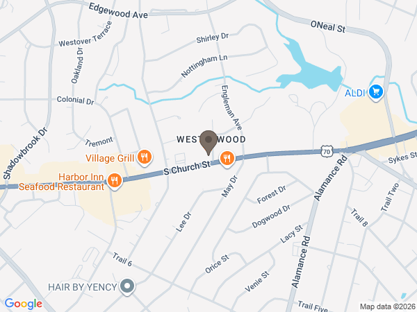 Map showing location of Lowe Funeral Home & Crematory