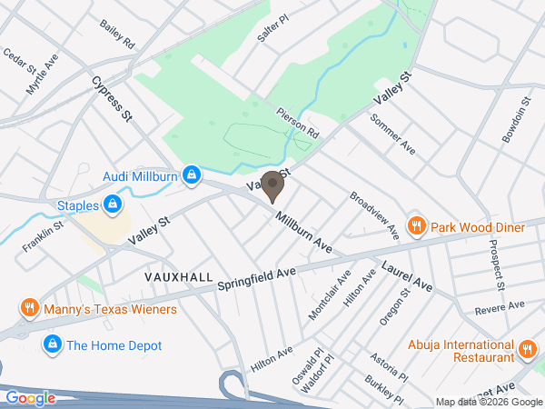 Map showing location of Jacob A Holle Funeral Home