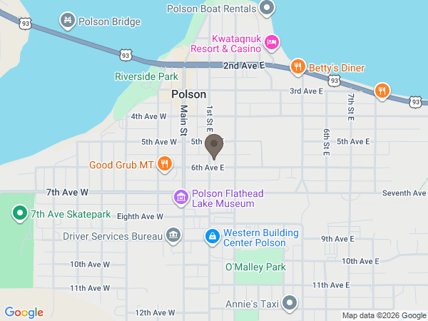 Map showing location of The Lake Funeral Home & Crematory