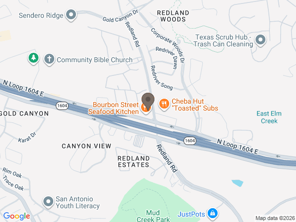 Map showing location of National Cremation Service: San Antonio