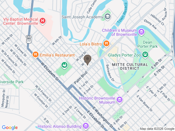 Map showing location of Darling-Mouser Funeral Home