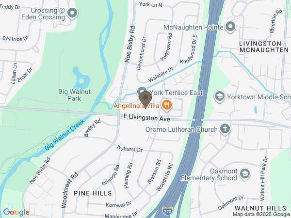 Map showing location of Schoedinger East