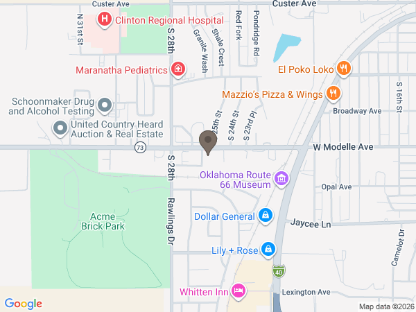 Map showing location of Kiesau Lee Funeral Home