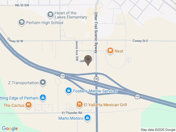 Map showing location of Schoeneberger Funeral & Cremation Service