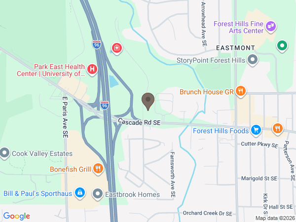 Map showing location of Metcalf & Jonkhoff Funeral Service