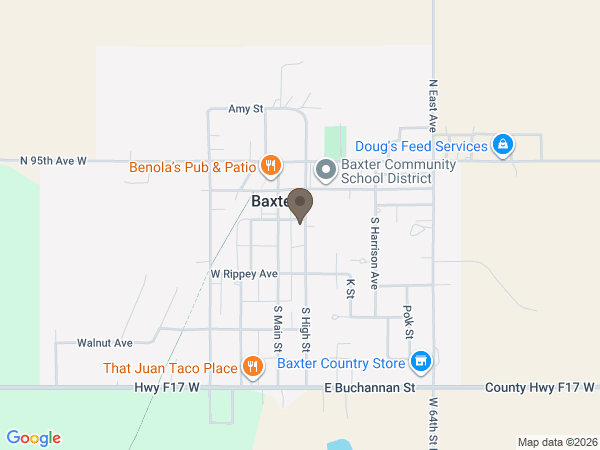 Map showing location of Celebrate Life Iowa