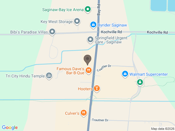 Map showing location of Good Samaritan Burials and Cremation