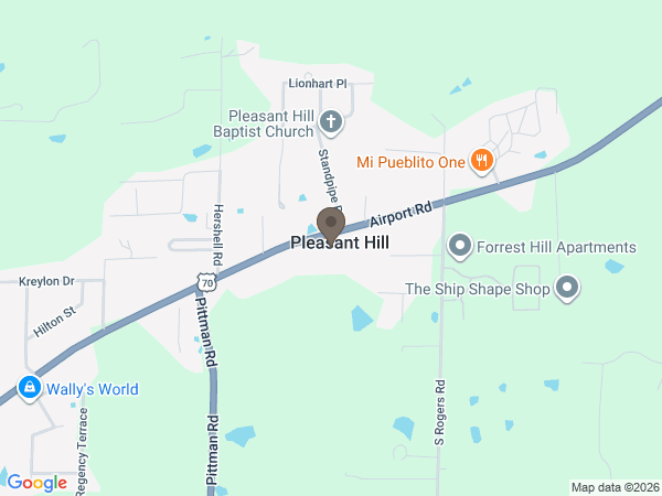 Map showing location of Smith Family Funeral Homes: Hot Springs
