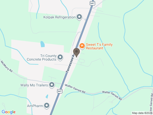 Map showing location of Oakdale Funeral Home: Decatur County