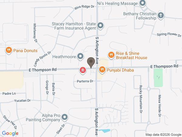 Map showing location of St.Pierre Family Funeral and Cremation Service