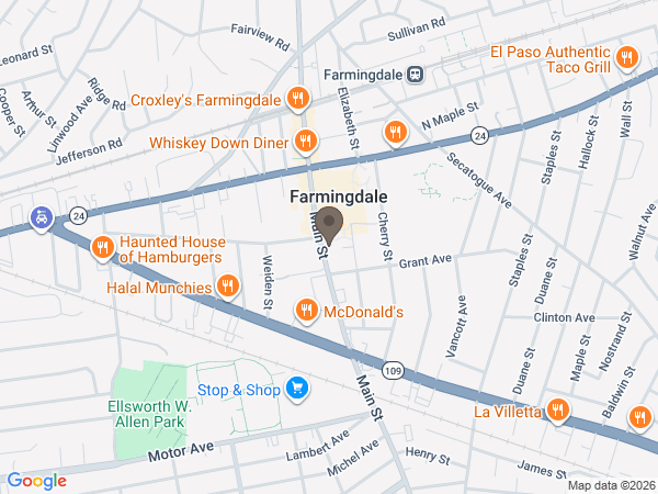Map showing location of McCourt and Trudden Funeral Home Inc.