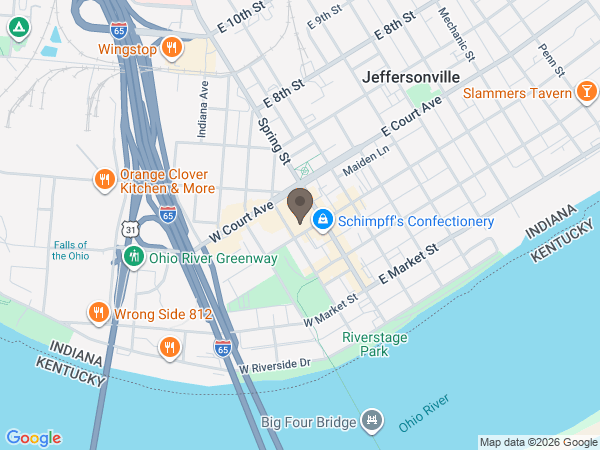 Map showing location of E.M. Coots & Sons