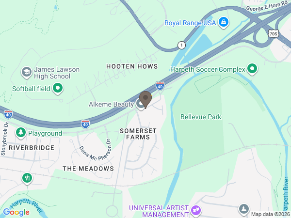 Map showing location of Lumen Cremation, LLC