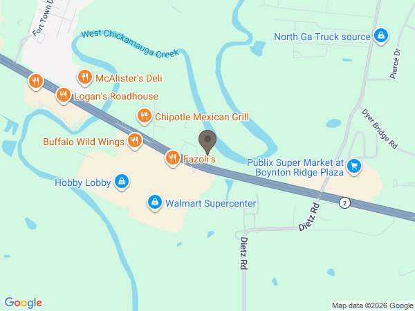 Map showing location of Heritage Funeral Home & Crematory