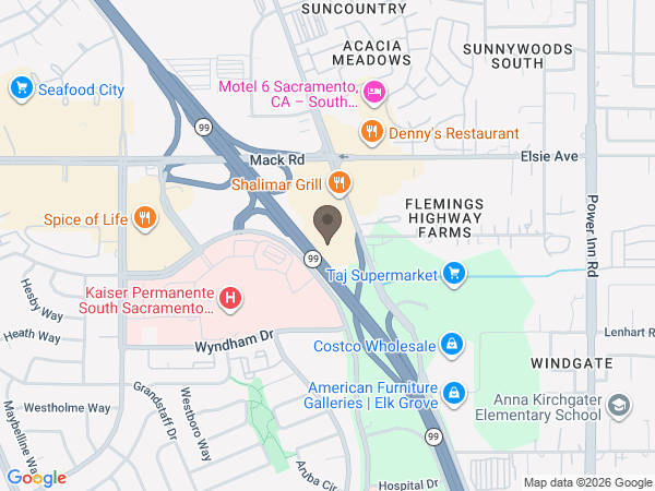 Map showing location of Cremations Only