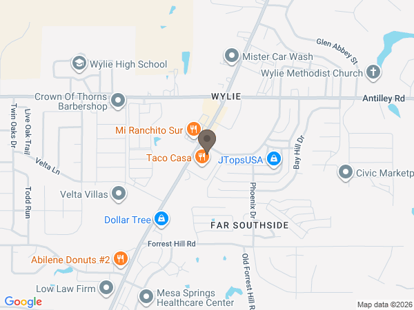 Map showing location of HAMIL Family Funeral Home