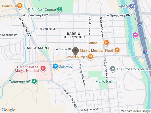 Map showing location of Avenidas Cremation & Burial