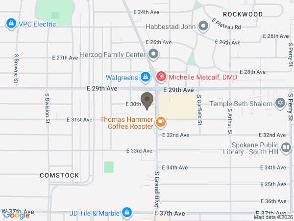 Map showing location of Pacific Northwest Cremation: South