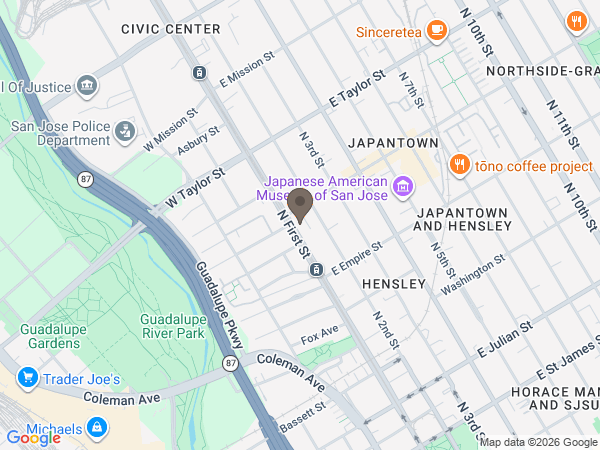 Map showing location of Honor Cremations