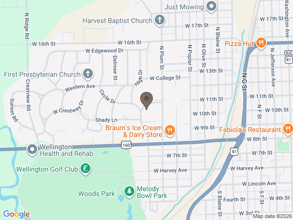 Map showing location of Core Cremation