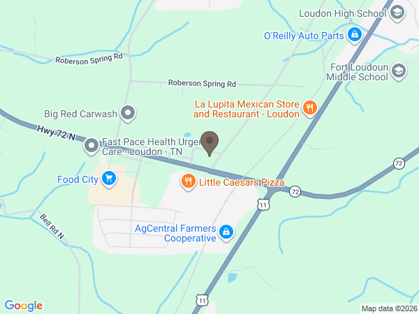 Map showing location of McGILL CLICK FUNERALS & CREMATIONS