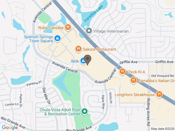 Map showing location of Baldwin Brothers: Spanish Springs