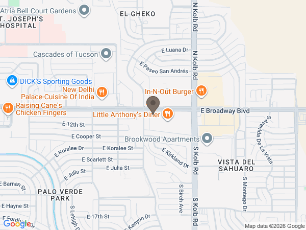 Map showing location of Bring's Broadway Chapel