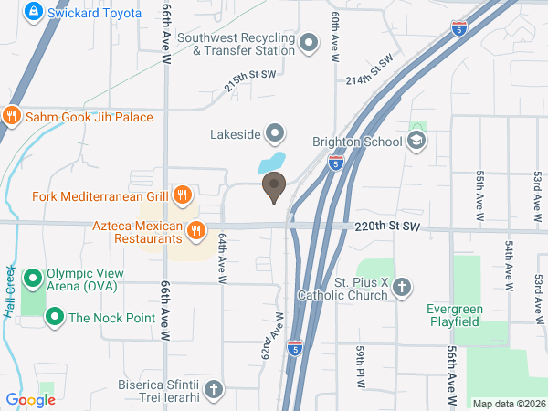 Map showing location of A Sacred Moment Funeral Services