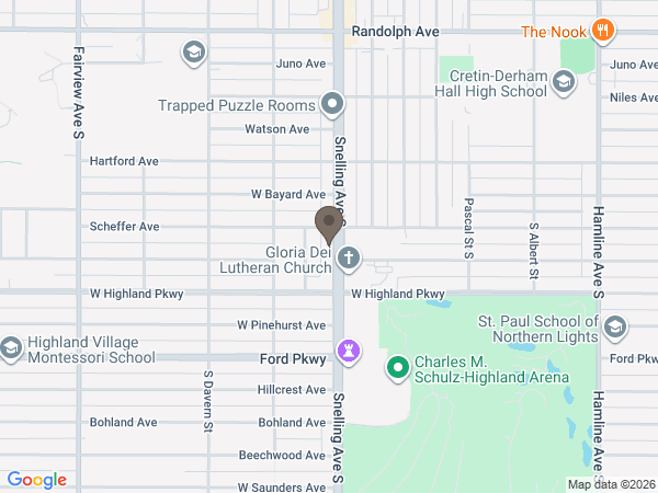 Map showing location of Bradshaw Funeral: Highland