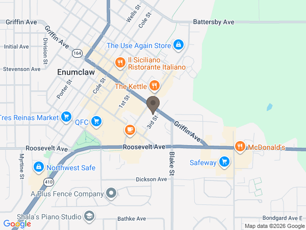 Map showing location of Western Cremation Alliance