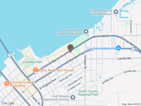 Map showing location of Kays-Ponger & Uselton Funeral Homes & Cremation Services: Punta Gorda