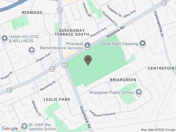 Map showing location of Cole Funeral Services