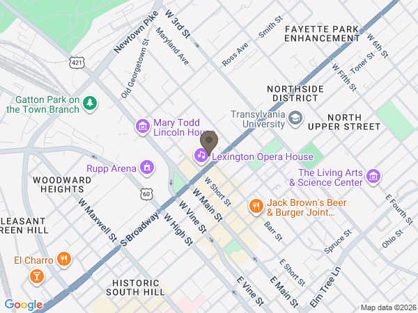 Map showing location of Milward Funeral Directors